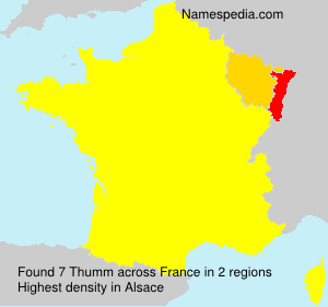 Surname Thumm in France Surname Thumm in France