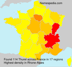 Surname Thurel in France Surname Thurel in France