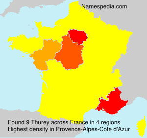 Surname Thurey in France Surname Thurey in France