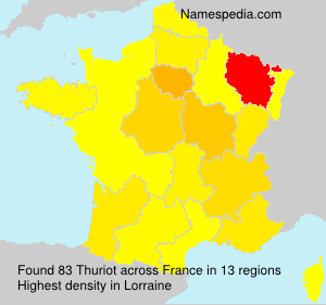 Surname Thuriot in France Surname Thuriot in France
