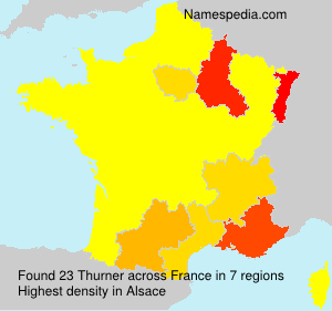 Surname Thurner in France Surname Thurner in France