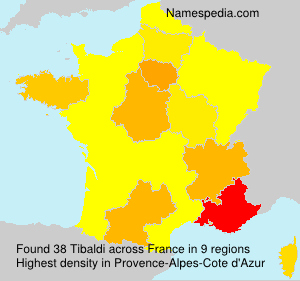 Surname Tibaldi in France Surname Tibaldi in France