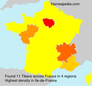 Surname Tibere in France Surname Tibere in France