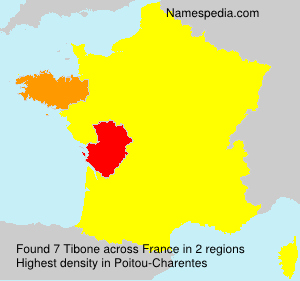 Surname Tibone in France Surname Tibone in France