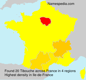Surname Tibouche in France Surname Tibouche in France