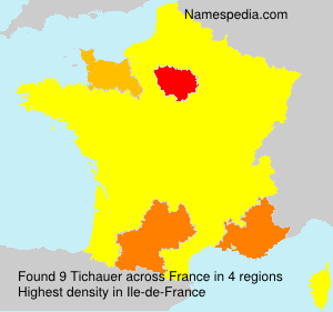 Surname Tichauer in France Surname Tichauer in France