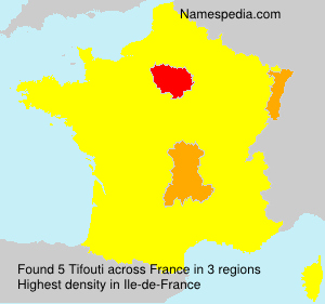 Surname Tifouti in France Surname Tifouti in France