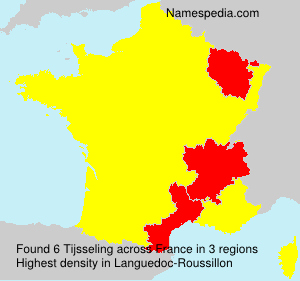 Surname Tijsseling in France Surname Tijsseling in France