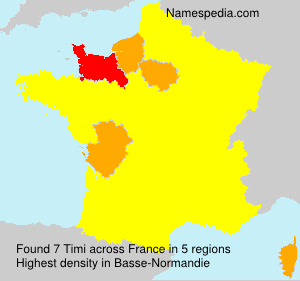 Surname Timi in France Surname Timi in France
