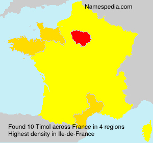 Surname Timol in France Surname Timol in France