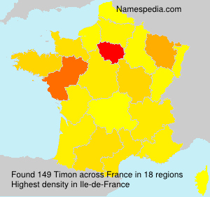 Surname Timon in France Surname Timon in France