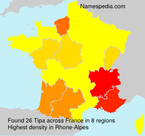 Surname Tipa in France Surname Tipa in France