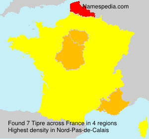 Surname Tipre in France Surname Tipre in France