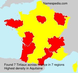 Surname Tirtiaux in France Surname Tirtiaux in France