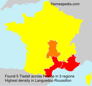 Surname Tisdall in France Surname Tisdall in France