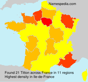 Surname Titton in France Surname Titton in France