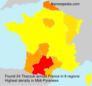 Surname Tkaczuk in France Surname Tkaczuk in France