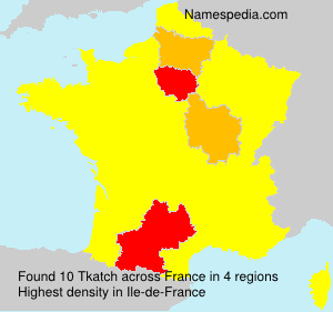 Surname Tkatch in France Surname Tkatch in France
