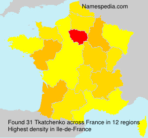 Surname Tkatchenko in France Surname Tkatchenko in France
