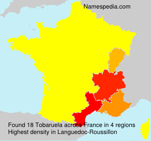 Surname Tobaruela in France Surname Tobaruela in France