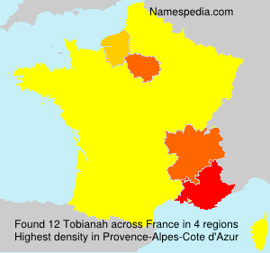 Surname Tobianah in France Surname Tobianah in France