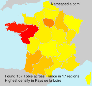 Surname Tobie in France Surname Tobie in France