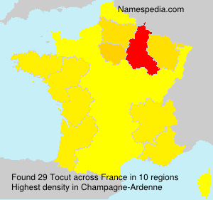 Surname Tocut in France Surname Tocut in France