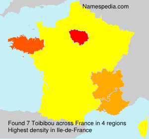 Surname Toibibou in France Surname Toibibou in France