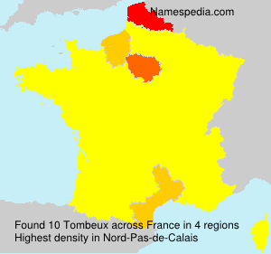 Surname Tombeux in France Surname Tombeux in France