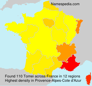 Surname Tomei in France Surname Tomei in France