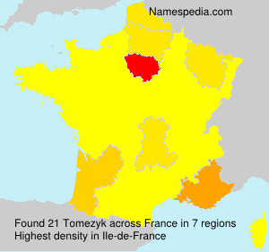 Surname Tomezyk in France Surname Tomezyk in France