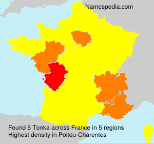 Surname Tonka in France Surname Tonka in France