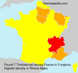 Surname Tontodonati in France Surname Tontodonati in France