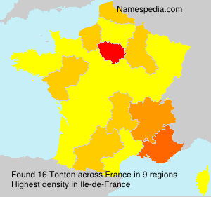 Surname Tonton in France