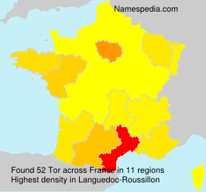Surname Tor in France Surname Tor in France