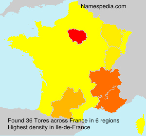 Surname Tores in France Surname Tores in France