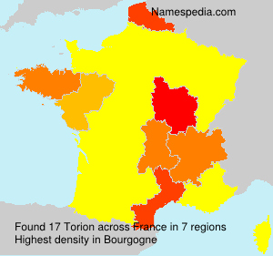 Surname Torion in France Surname Torion in France