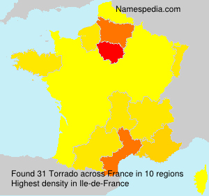 Surname Torrado in France Surname Torrado in France