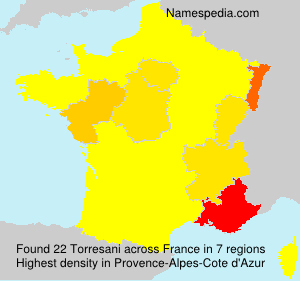 Surname Torresani in France Surname Torresani in France