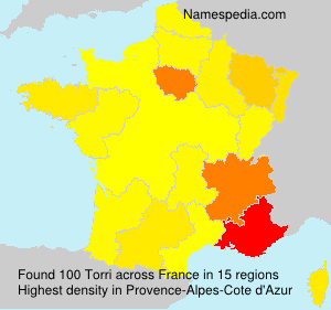 Surname Torri in France Surname Torri in France
