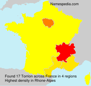 Surname Torrion in France Surname Torrion in France