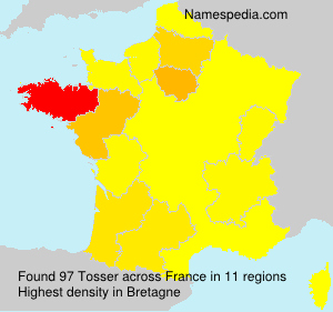 Surname Tosser in France Surname Tosser in France