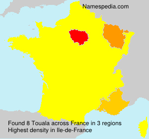 Surname Touala in France Surname Touala in France