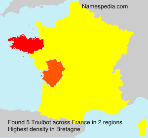 Surname Toulbot in France Surname Toulbot in France