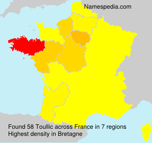 Surname Toullic in France Surname Toullic in France