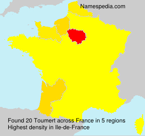 Surname Toumert in France Surname Toumert in France