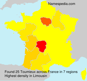 Surname Toumieux in France Surname Toumieux in France