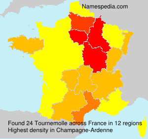 Surname Tournemolle in France Surname Tournemolle in France