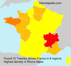 Surname Townley in France Surname Townley in France