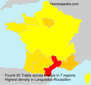 Surname Trabis in France Surname Trabis in France